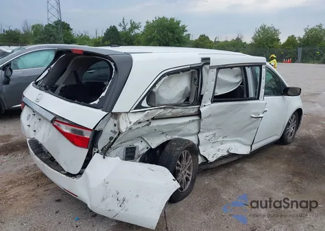 2013 Honda Odyssey Ex-L из США, поврежденный, VIN 5FNRL5H62DB048983